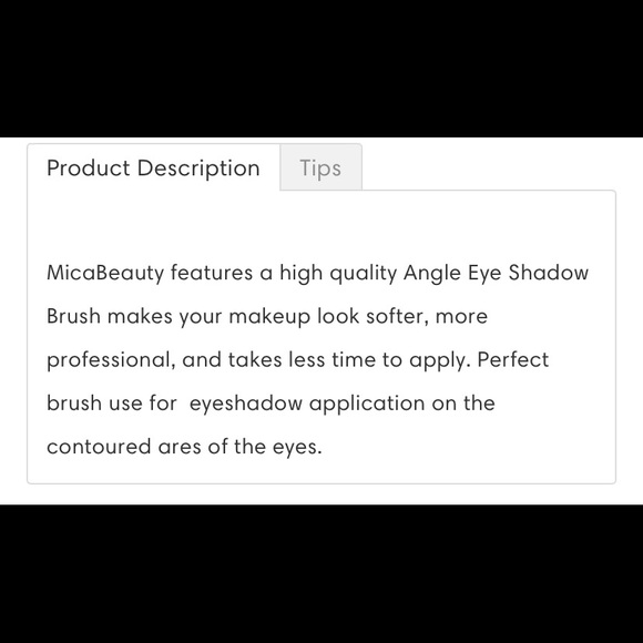 MICA Beauty angled ✅eyeshadow brush - Picture 8 of 9